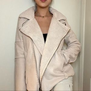 JOA los angeles faux fur coat
